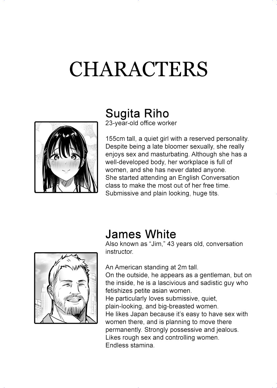 Hentai Manga Comic-I can't escape from Mr. Jim - A middle-aged foreign man is always hanging out with me-Read-2